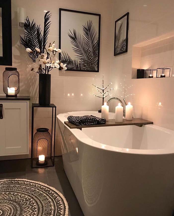 Candles Scented Bathroom