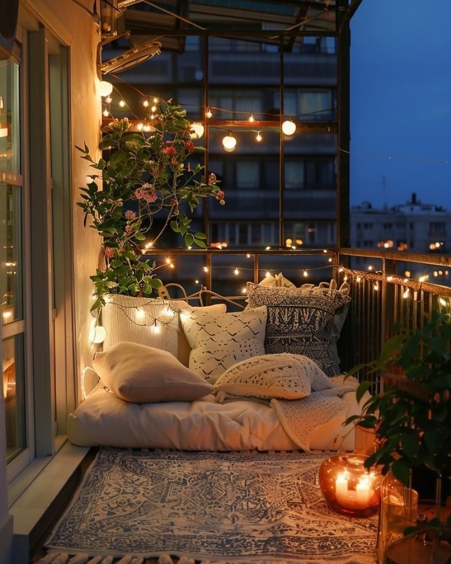 A modern living room featuring a beige sectional sofa, wooden coffee table, candles, and decorative plants; light enters through white shuttered windows—perfect for those seeking fresh home decor and interior design inspiration.
