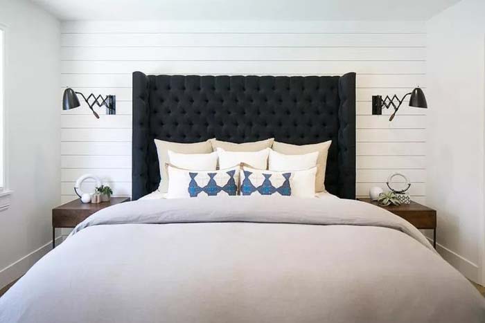 Idea For Upholstered Bed And Wall Scones For Womens