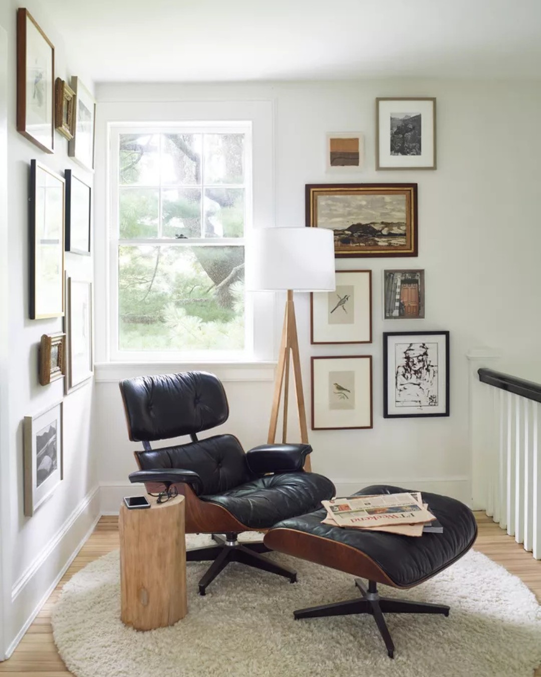 Artful Reading Nook
