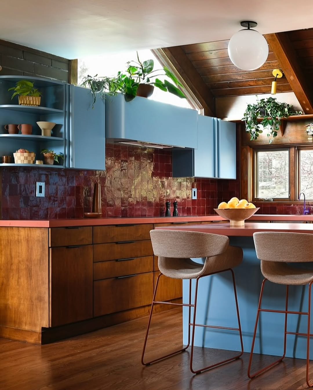 Burgundy & Blue Magic