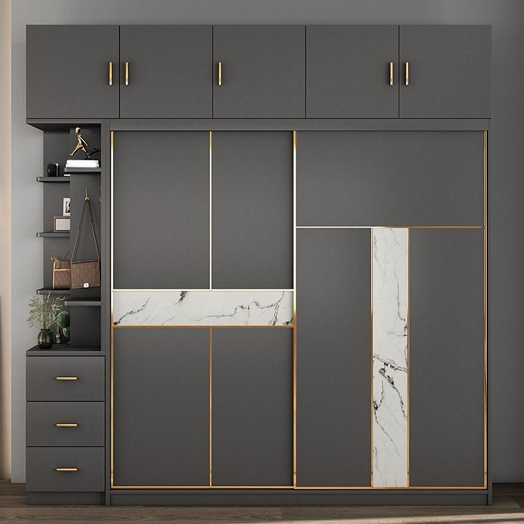 Gold-Lined Luxury with a Hint of Marble
