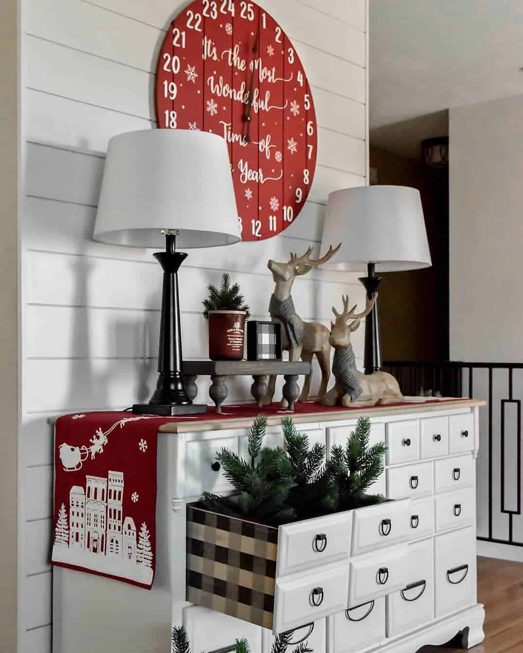 Celebrate the Holidays with a Red Advent Clock