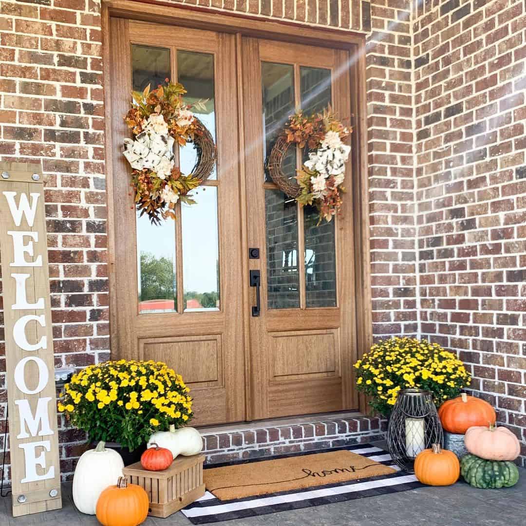 Stack Wooden Crates for Tiered Pumpkin Displays