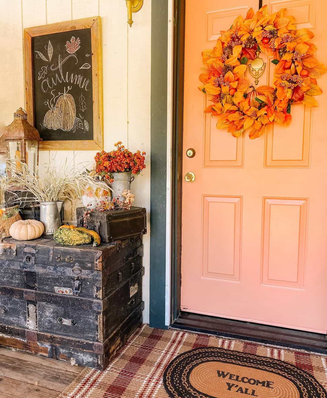 Stack Vintage Trunks for an Autumnal Vignette