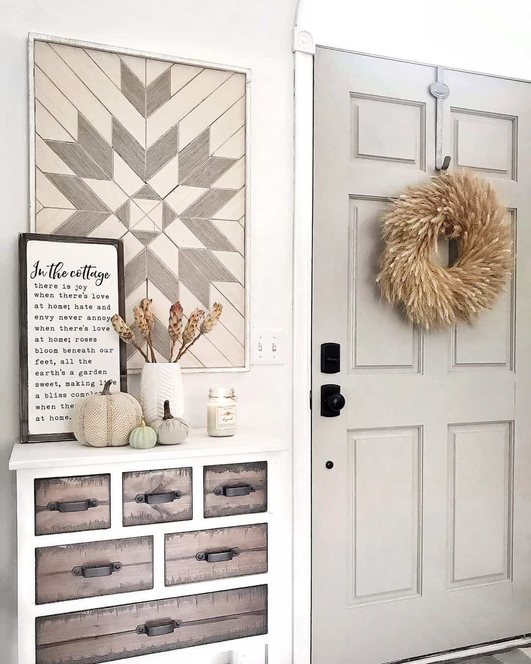 Pampas Grass Wreath for Natural Texture