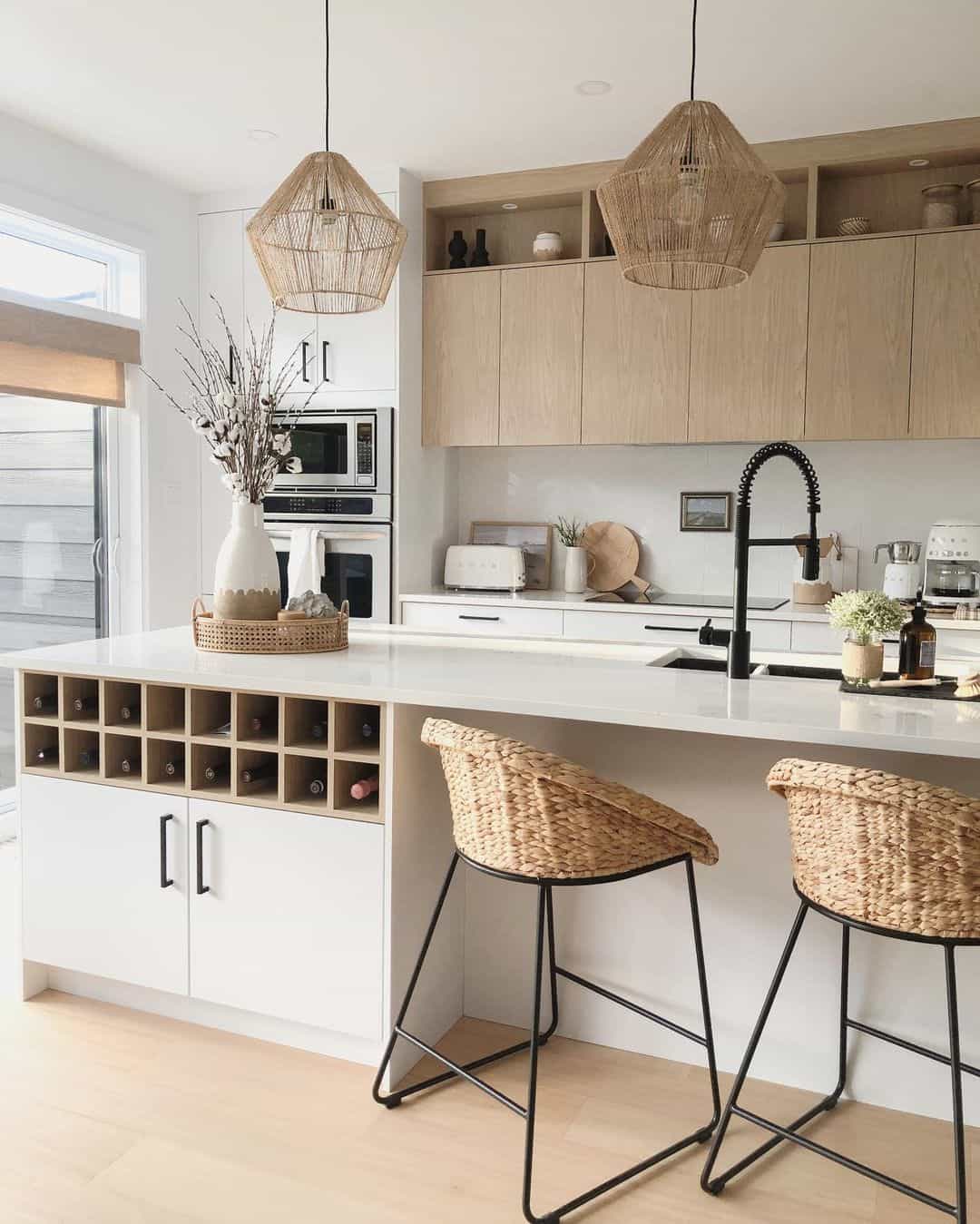 Built-in Kitchen Wine Rack Ideas