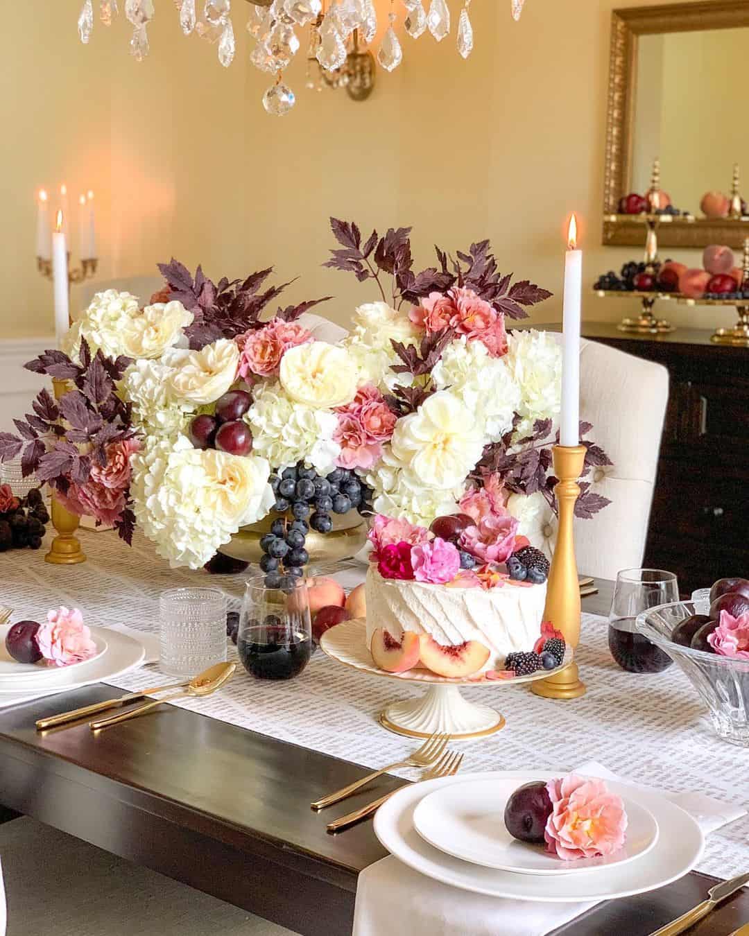 Romantic Pink Table Decoration Ideas