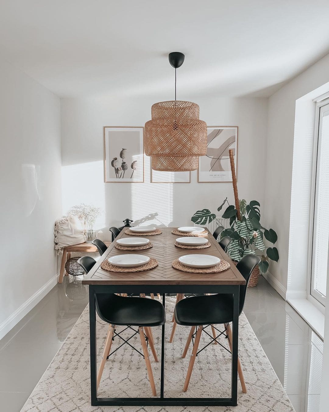 Herringbone Tabletop Adds a Cool Design
