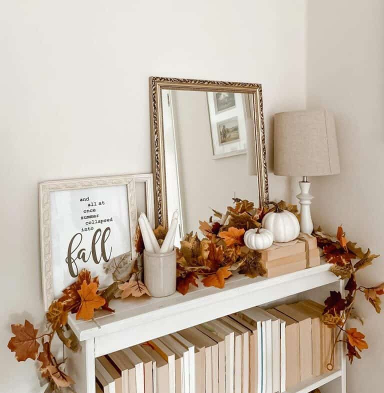 Bookshelf Replaces a Console Table
