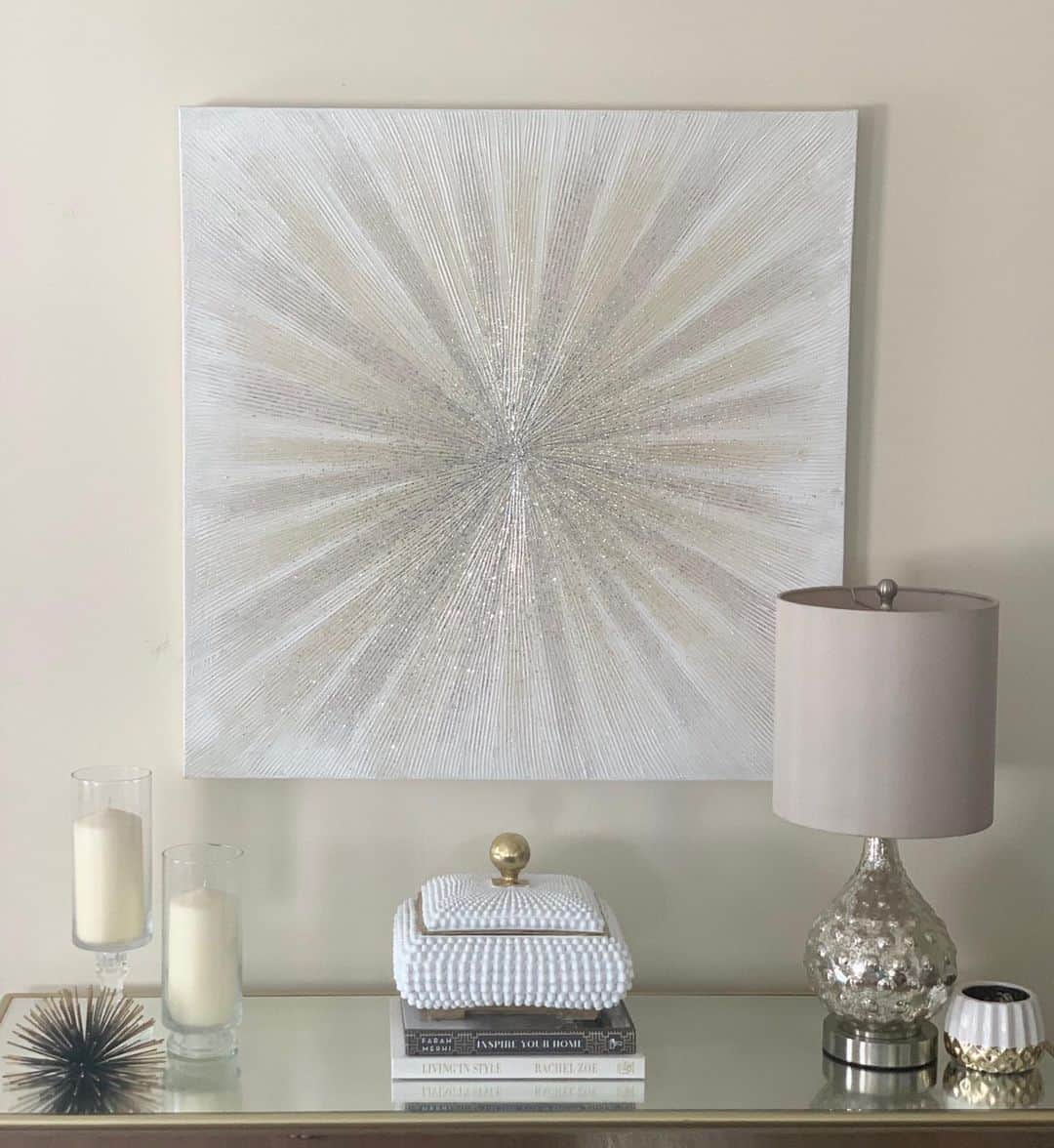 Styled Glamourous Console Table