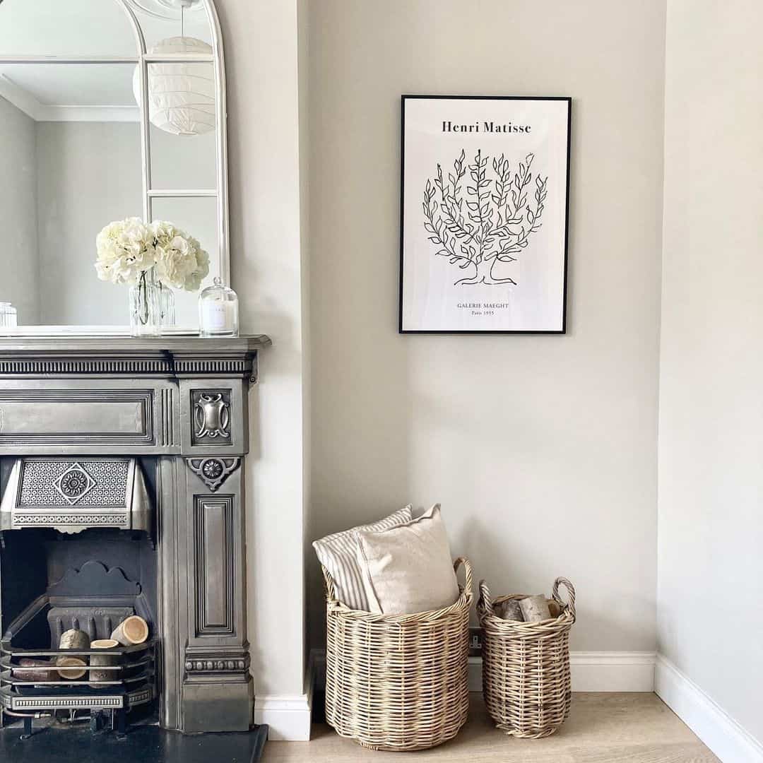Vintage Hearth With Classic Details