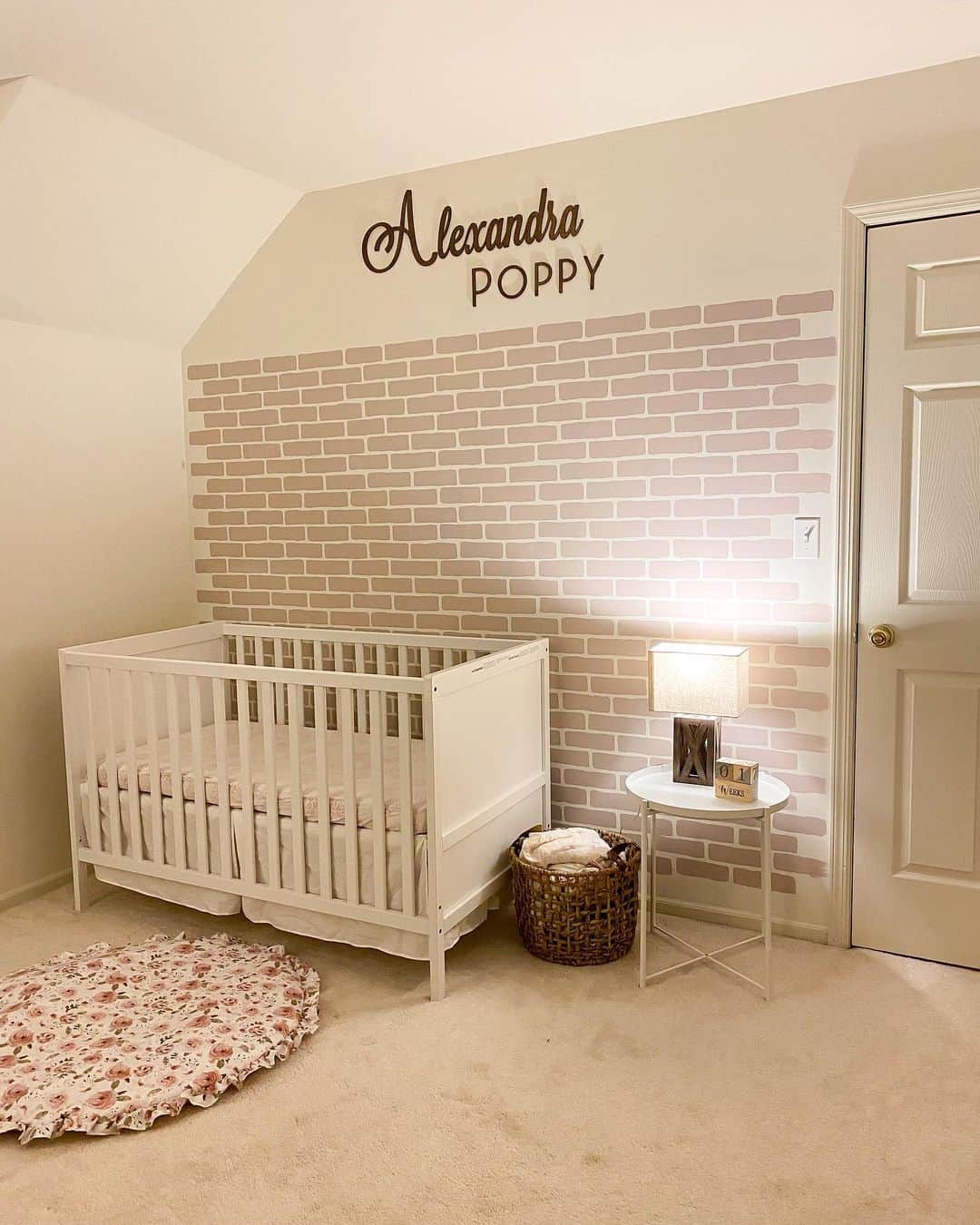 Brick Nursery Wall Décor