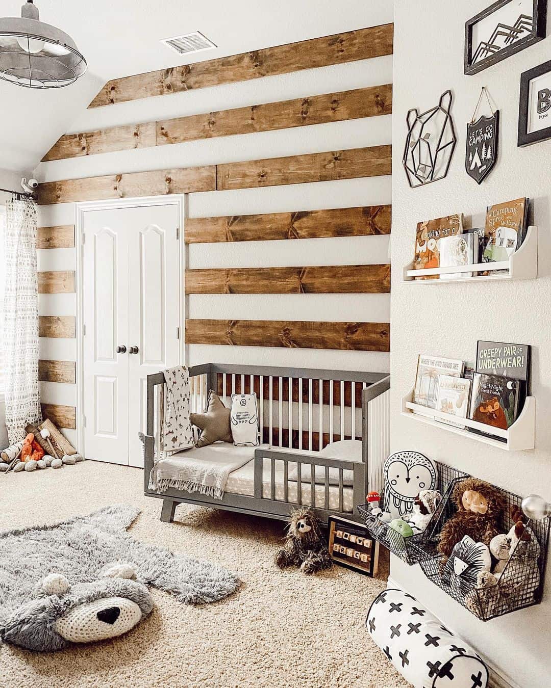 Boys Bedroom with Sloped Ceiling