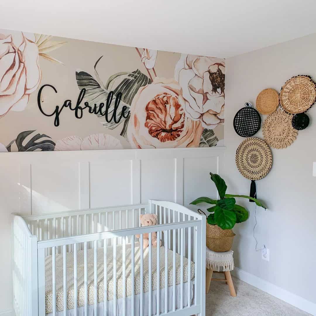 Feminine Nursery Décor with a Boho Vibe