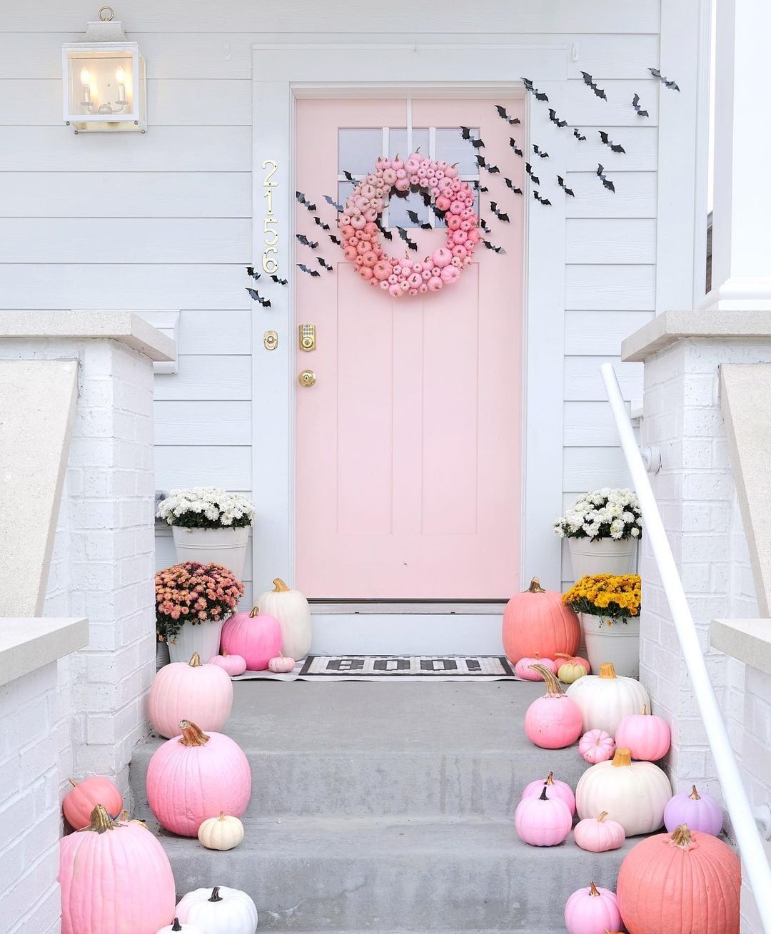 Bring Pink Fall Style to Your Entryway