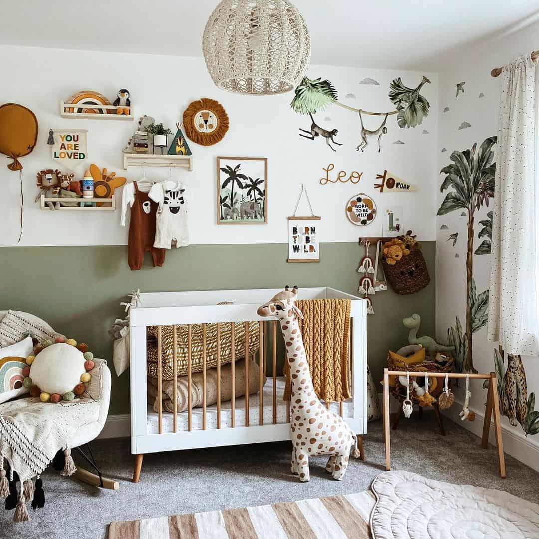 Whimsical Jungle Nursery