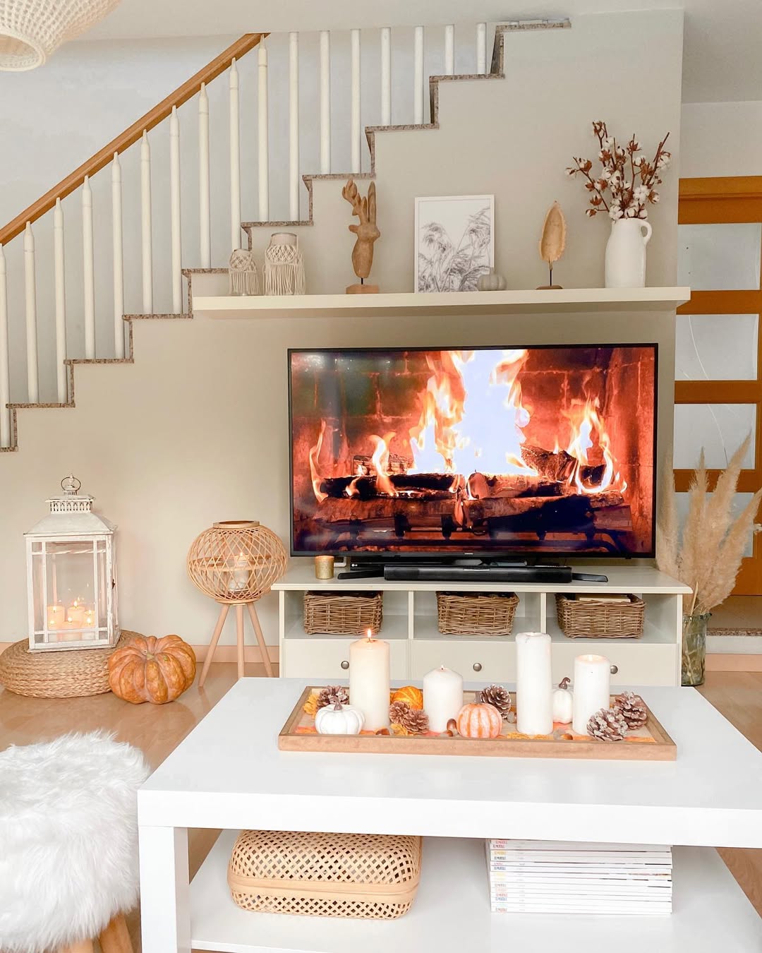 A TV Fireplace Still Counts
