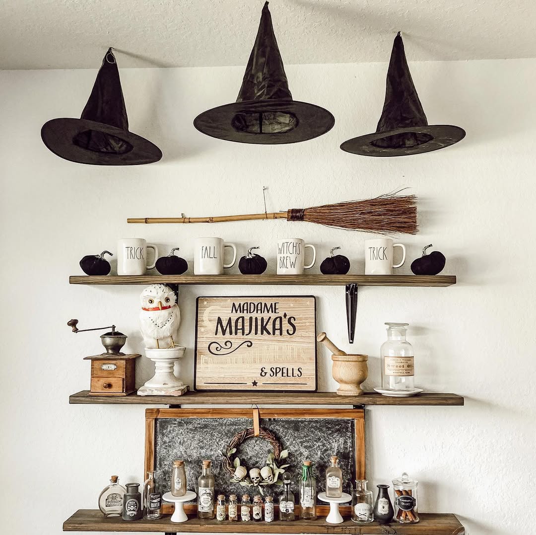 Enchanted Farmhouse Shelf Display