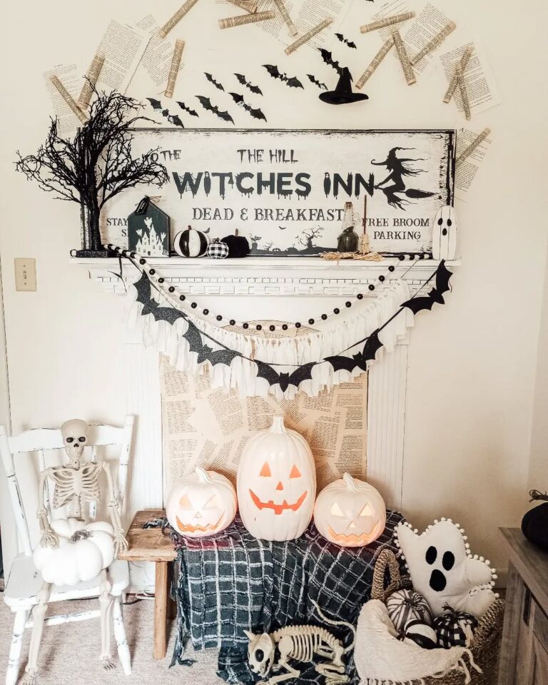 Whimsical Halloween Scenes In Farmhouse Style