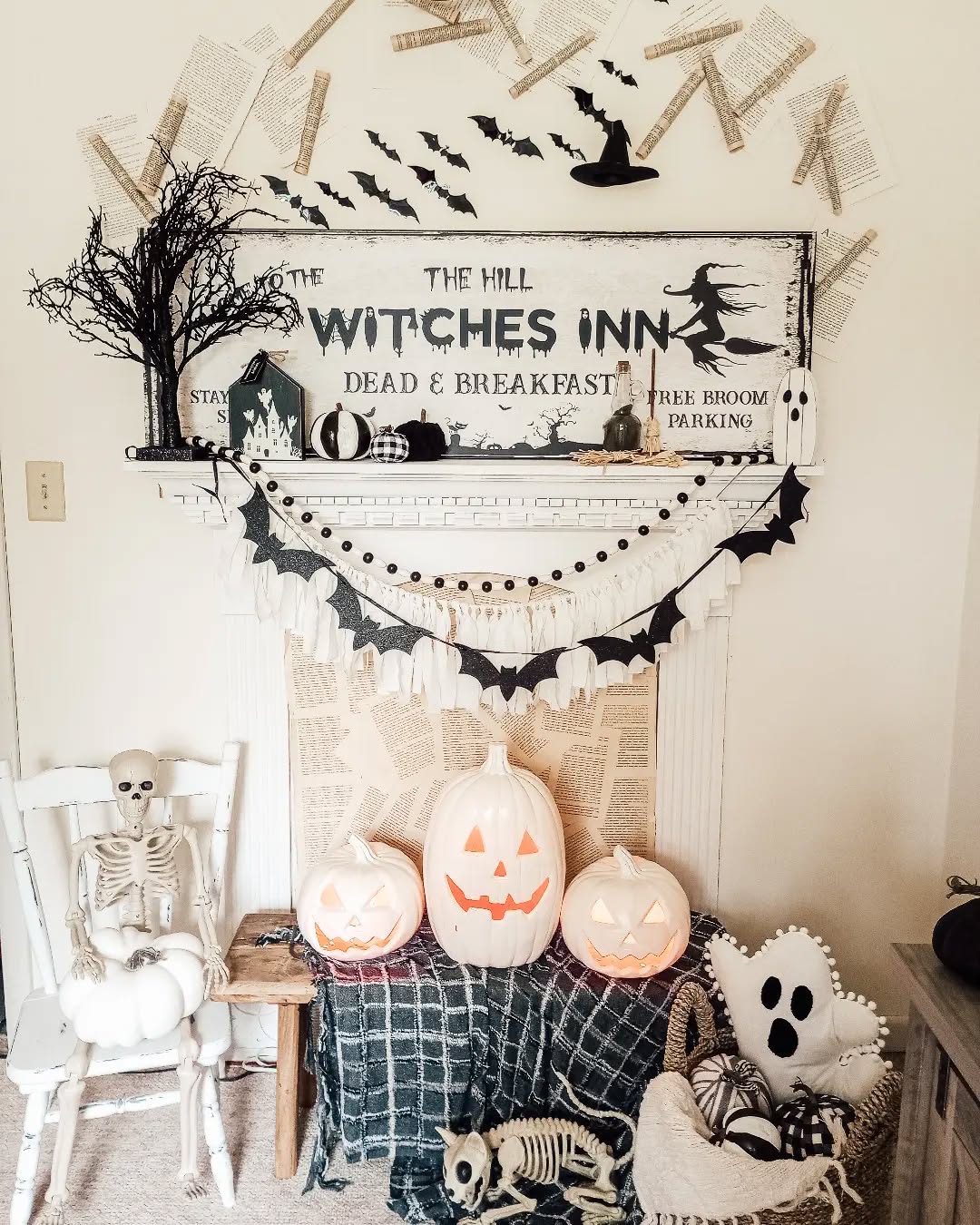 Whimsical Halloween Scenes In Farmhouse Style
