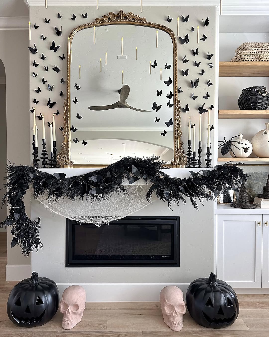 Gothic Glam With Butterfly Drama
