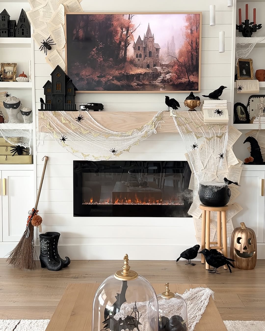 Haunted Library With Gothic Glam