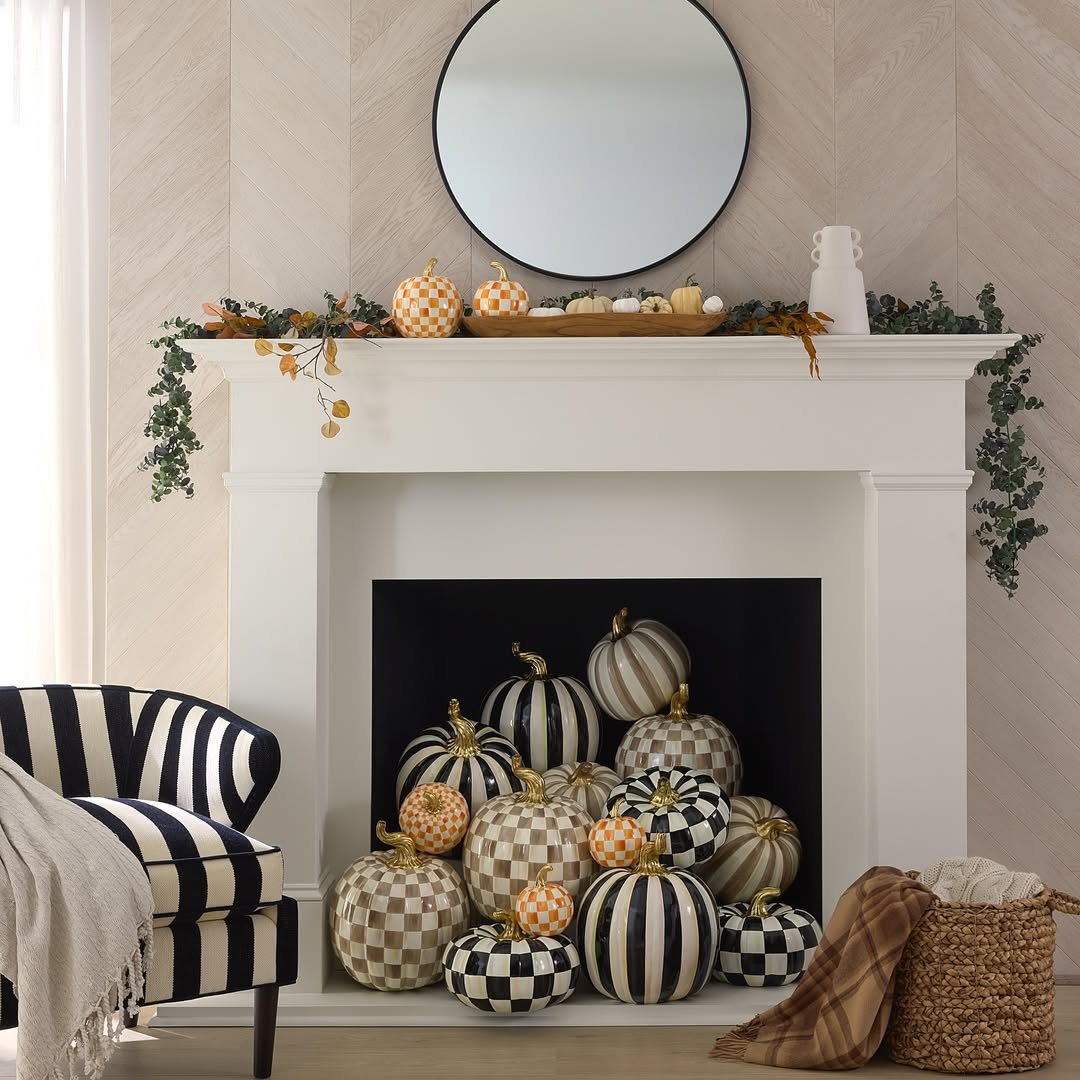 Patterned Pumpkins With Modern Flair
