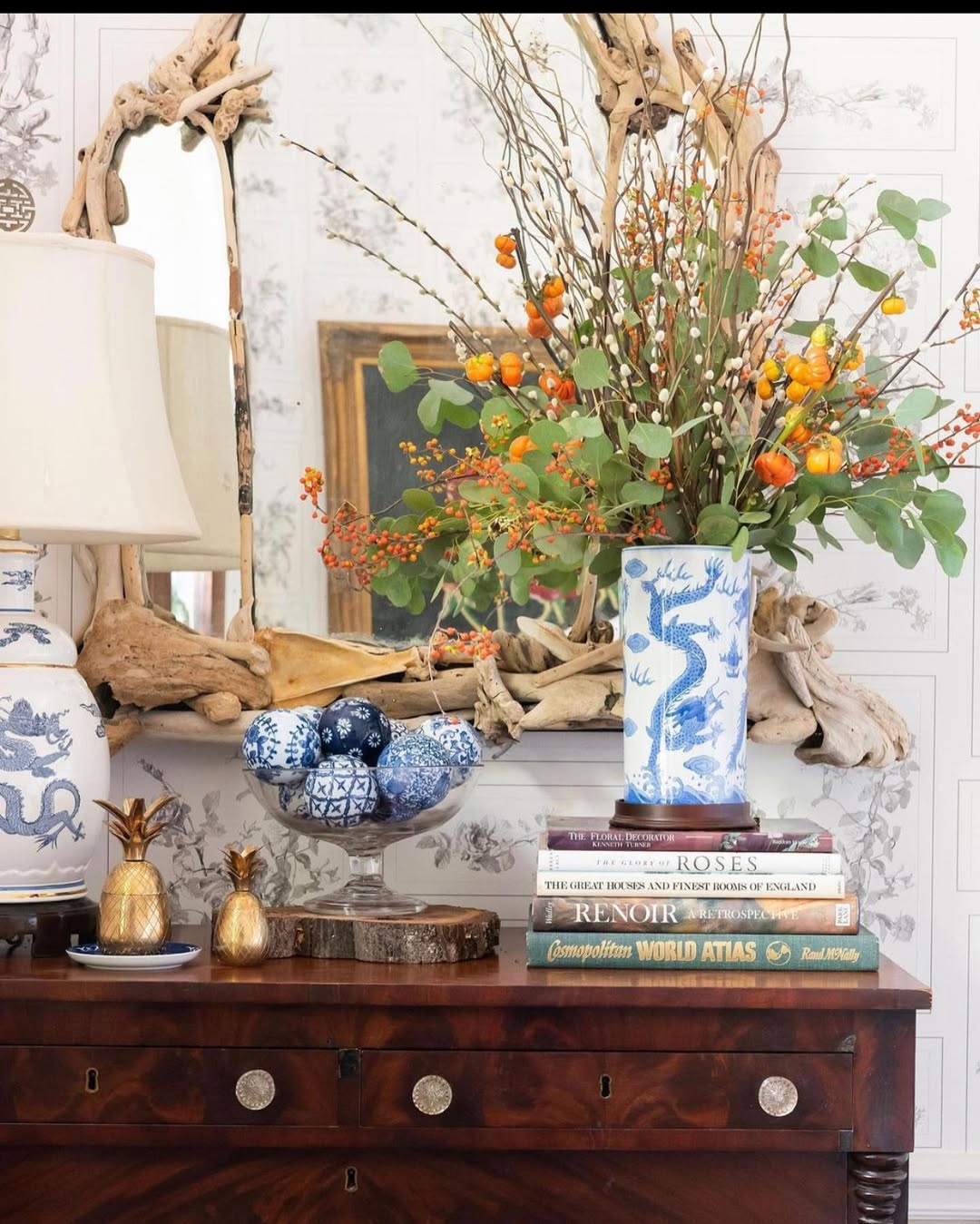 Chinoiserie with a Woodland Twist