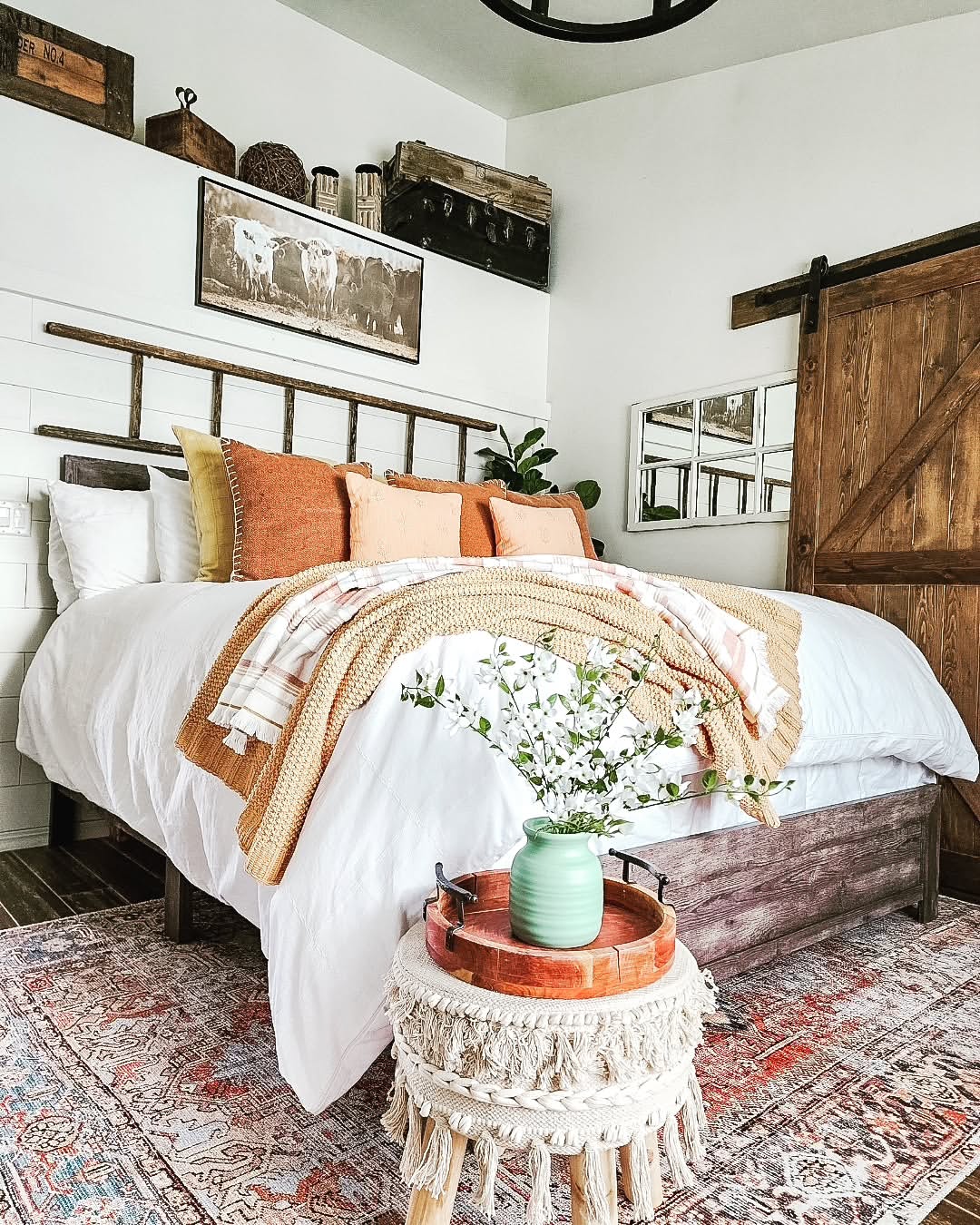 Plaid Layers by the Barn Door