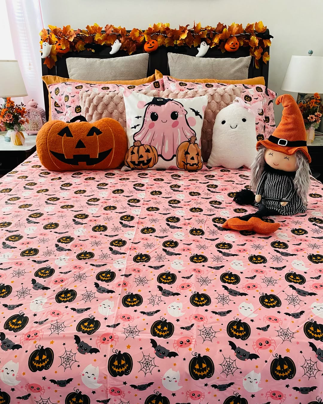 Kawaii Halloween Fun In Pink Tones