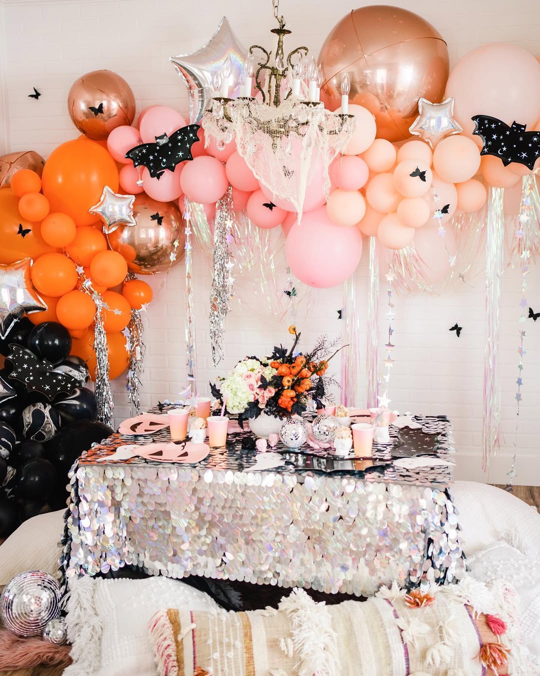 Sequins Beneath Spooky Stars