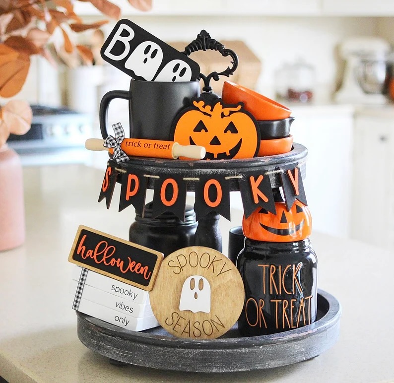 Layered Bowls And Spooky Details