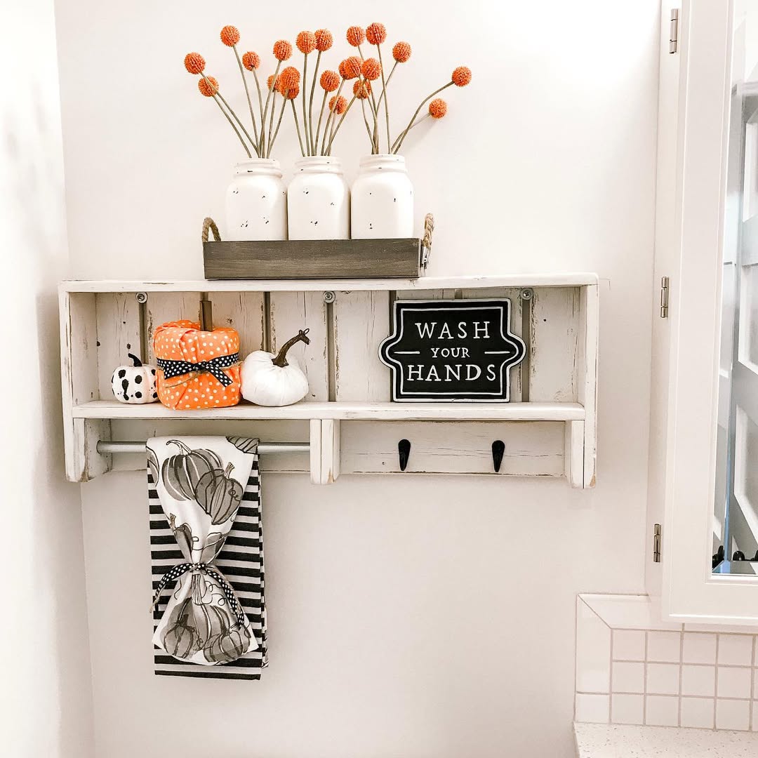 Small Shelf, Plenty of Pumpkin Spirit