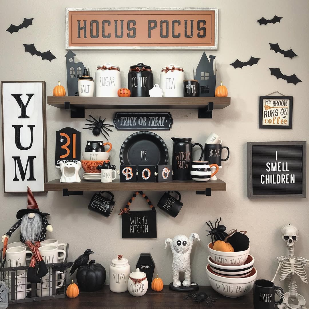 Halloween Coffee Bar Inspired by Hocus Pocus