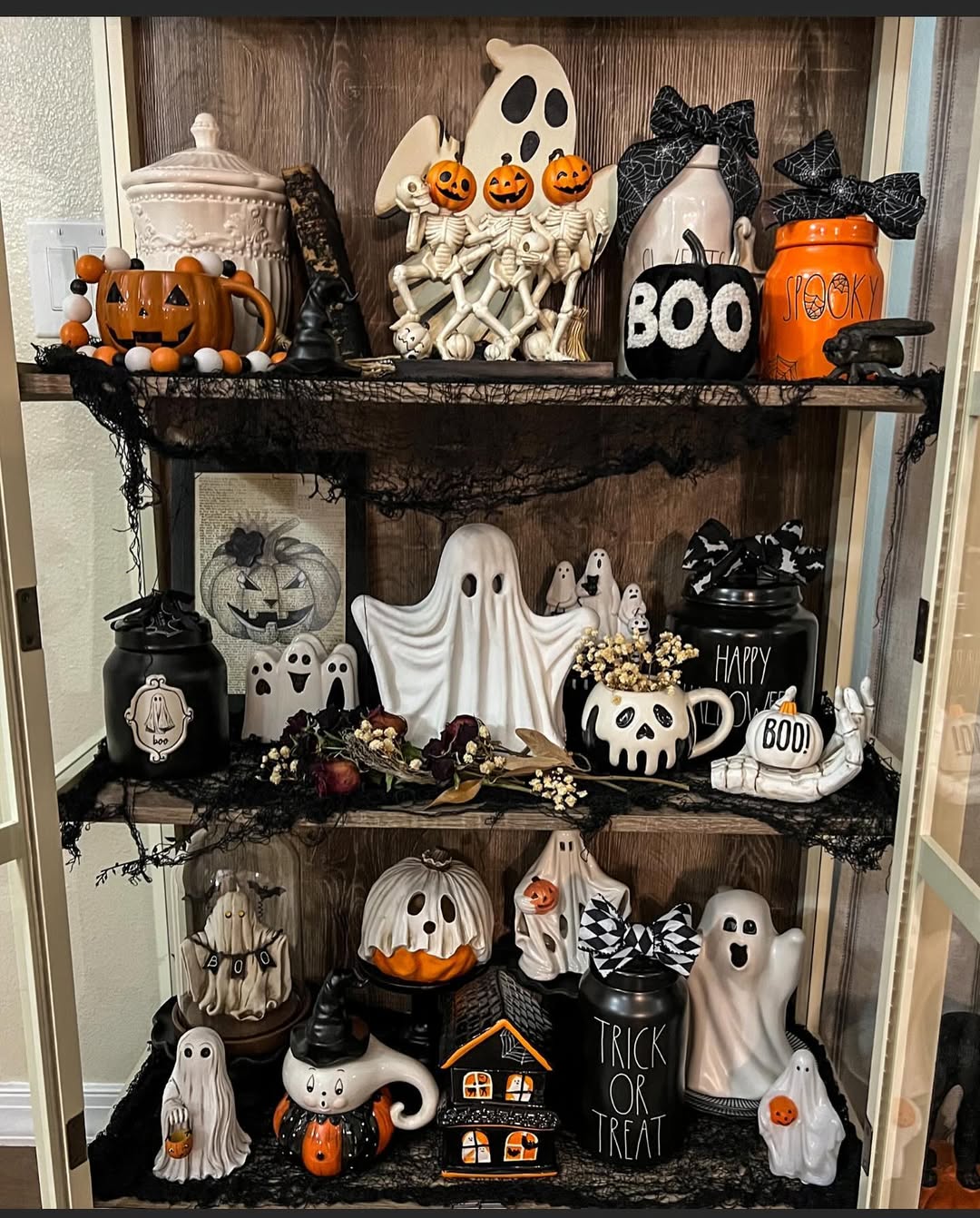Playful Maximalist Ghost Shelf