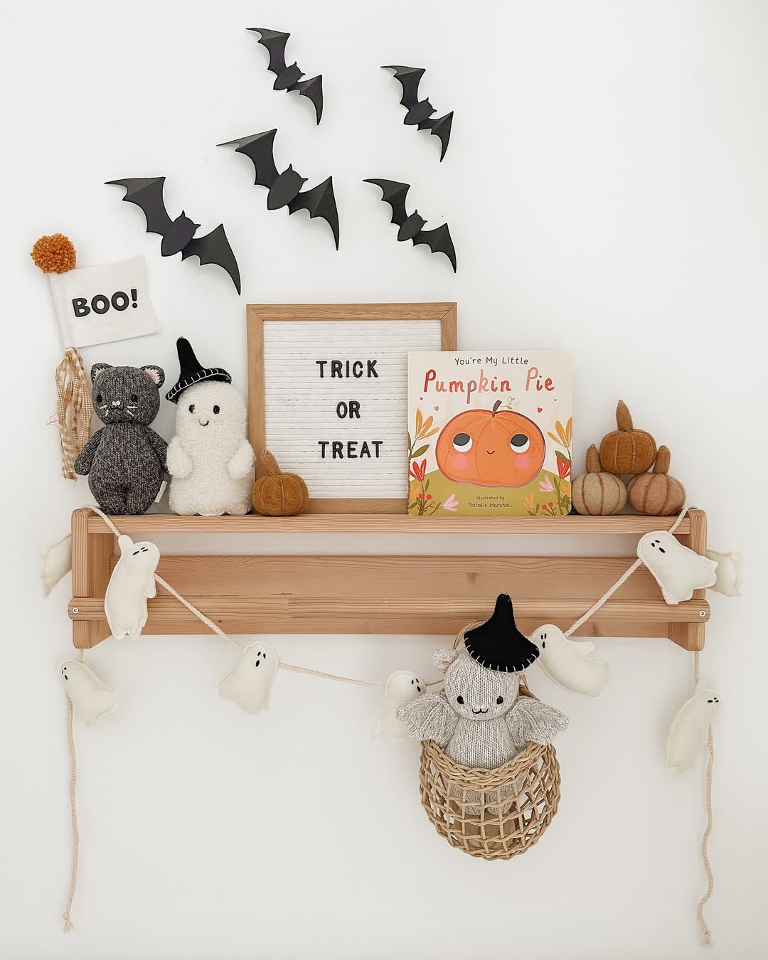 Soft Halloween Shelf for Little Ones