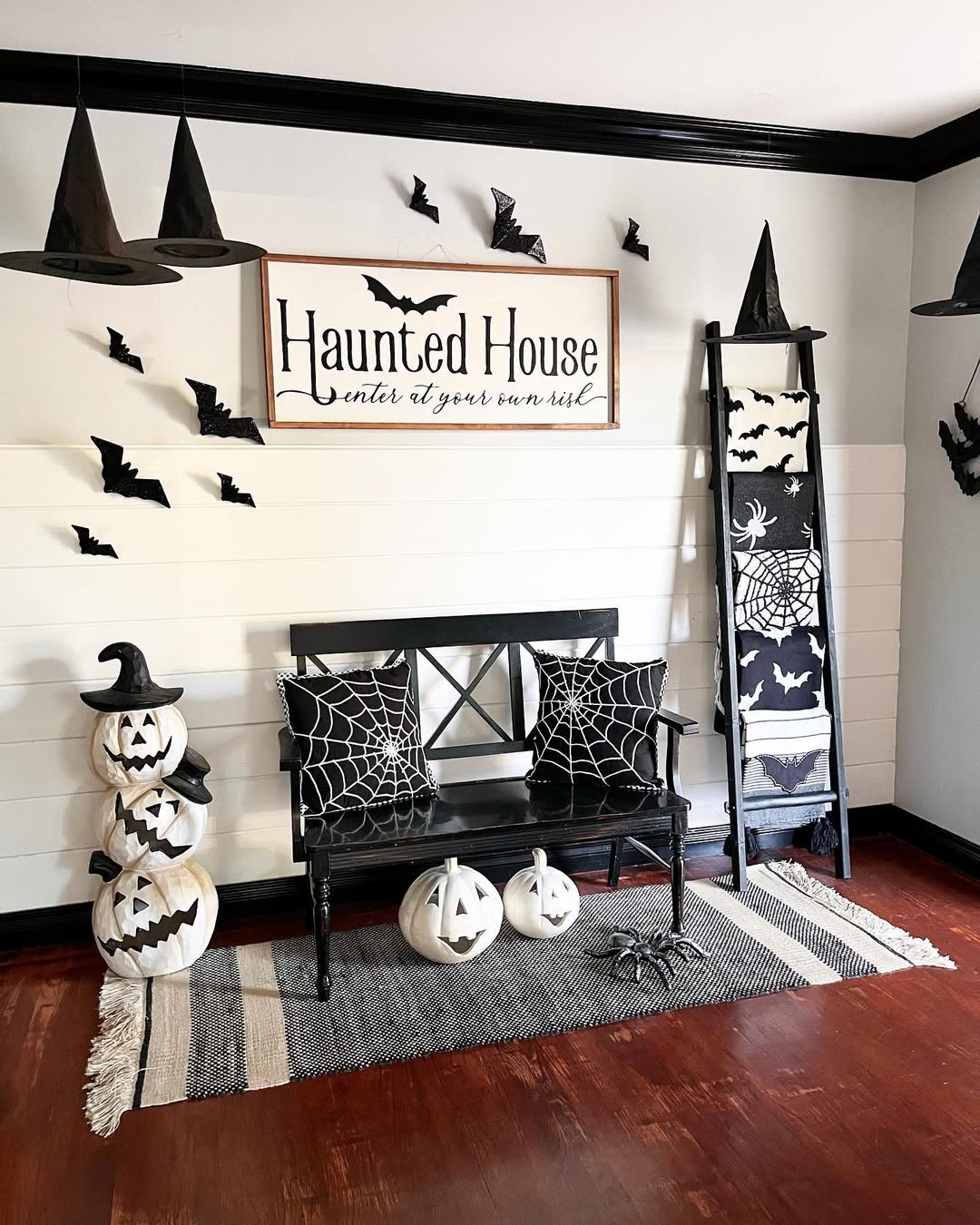 Monochrome Magic With Spooky Style