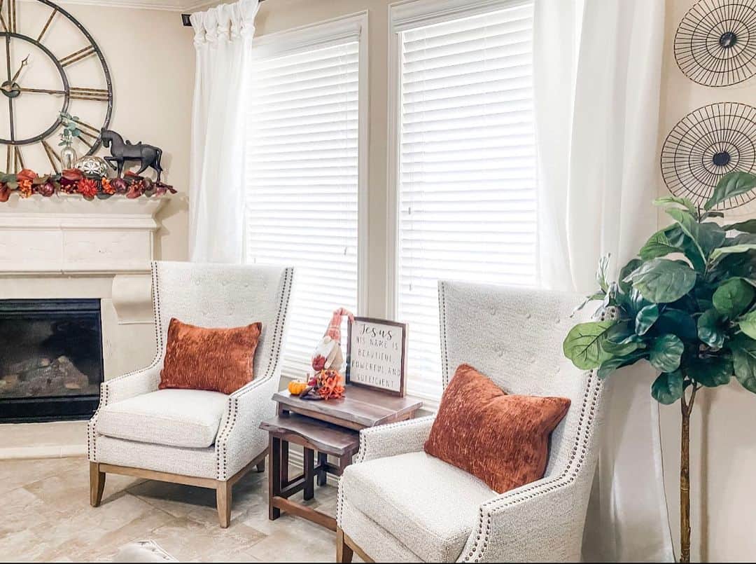 Studded Gray Chairs for Living Room
