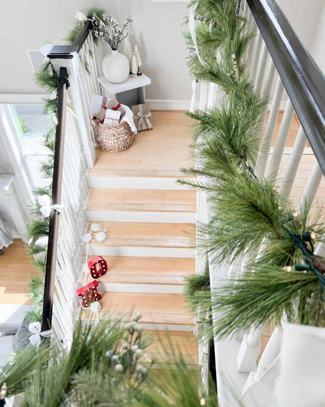 Staircase Landing Decor for Stairwell