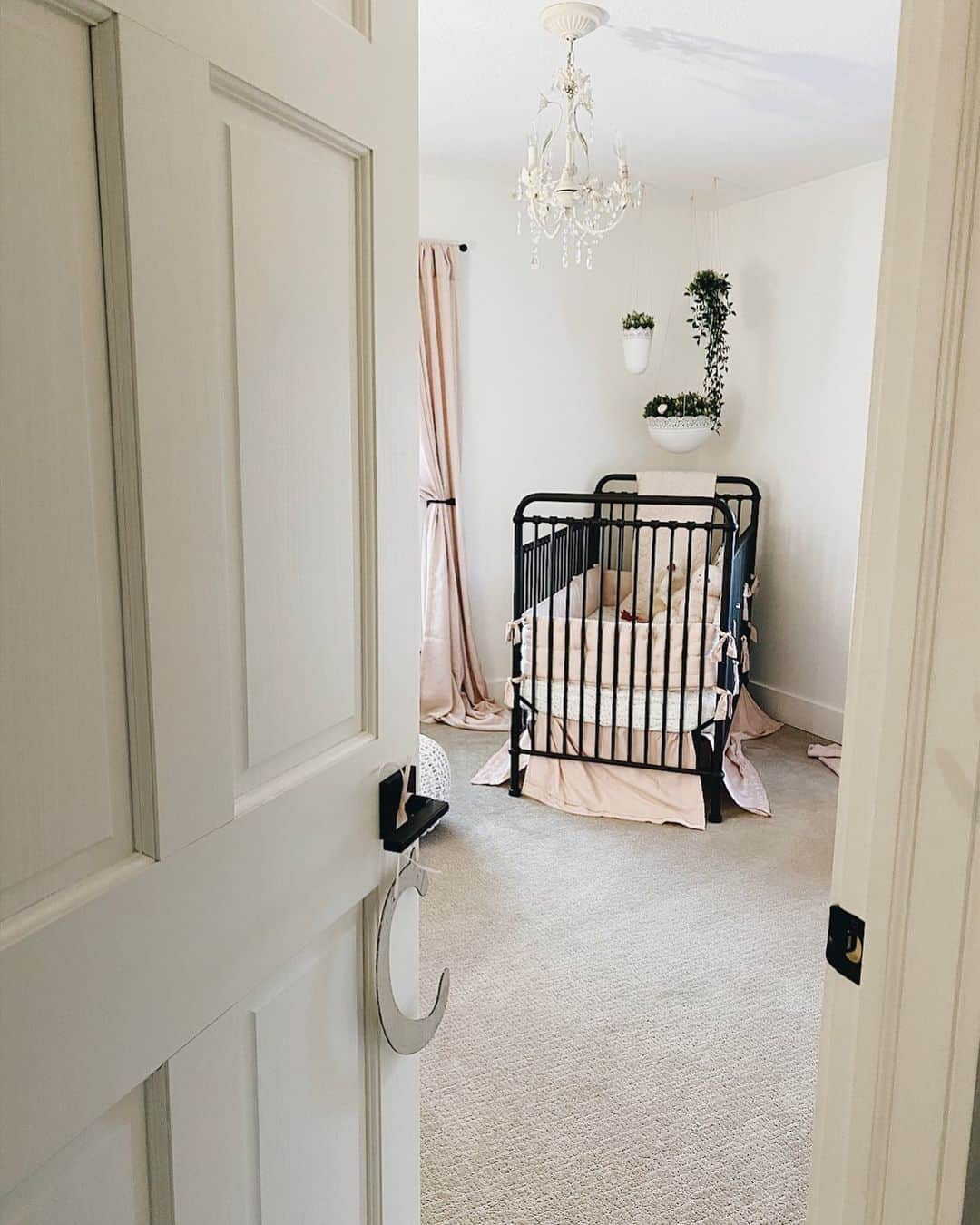 Nursery Design With Corner Crib