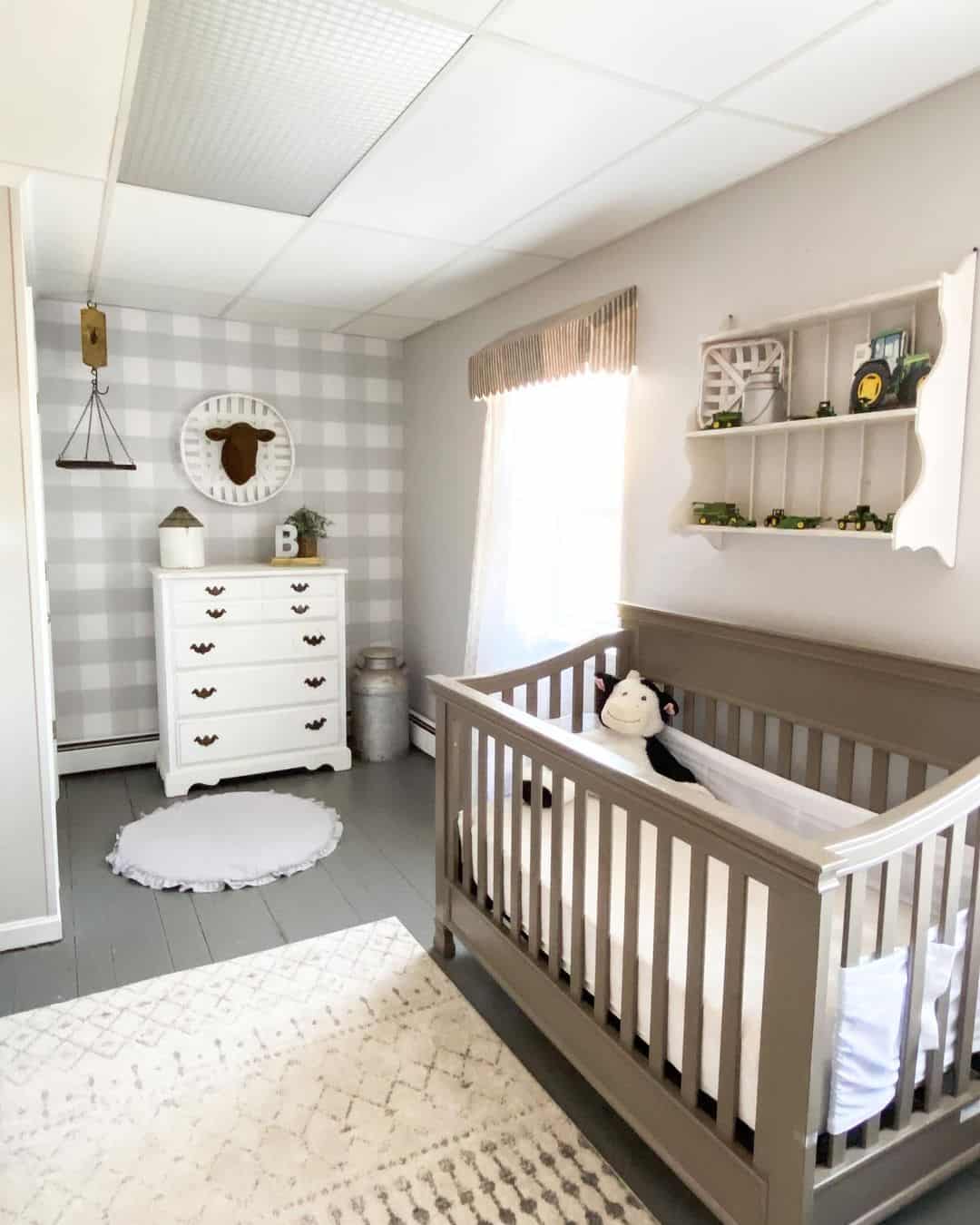 Farmhouse-inspired Boy Nursery