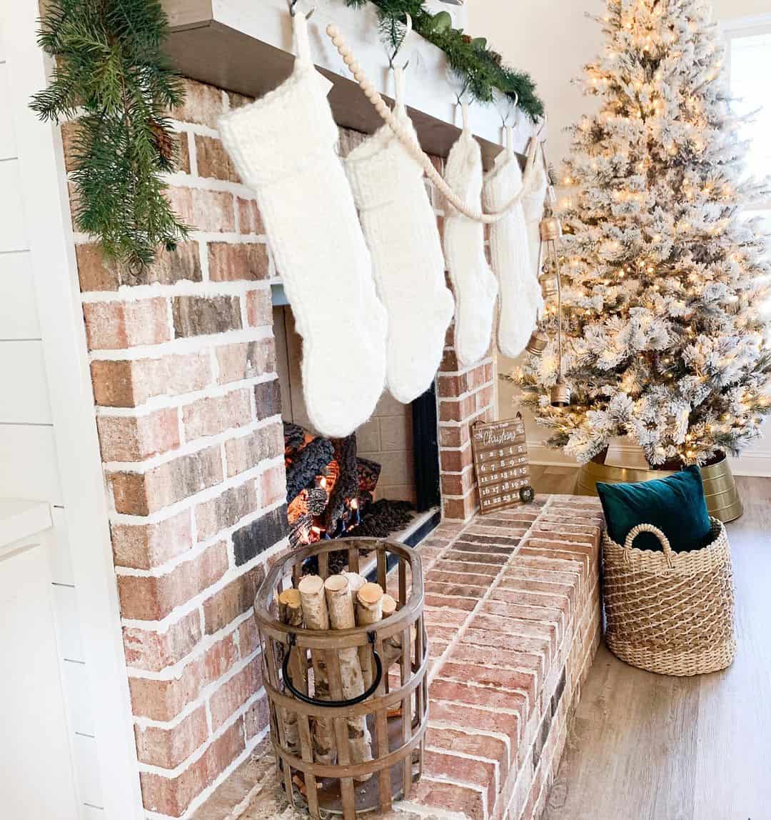 Wooden Basket for Indoor Firewood Storage