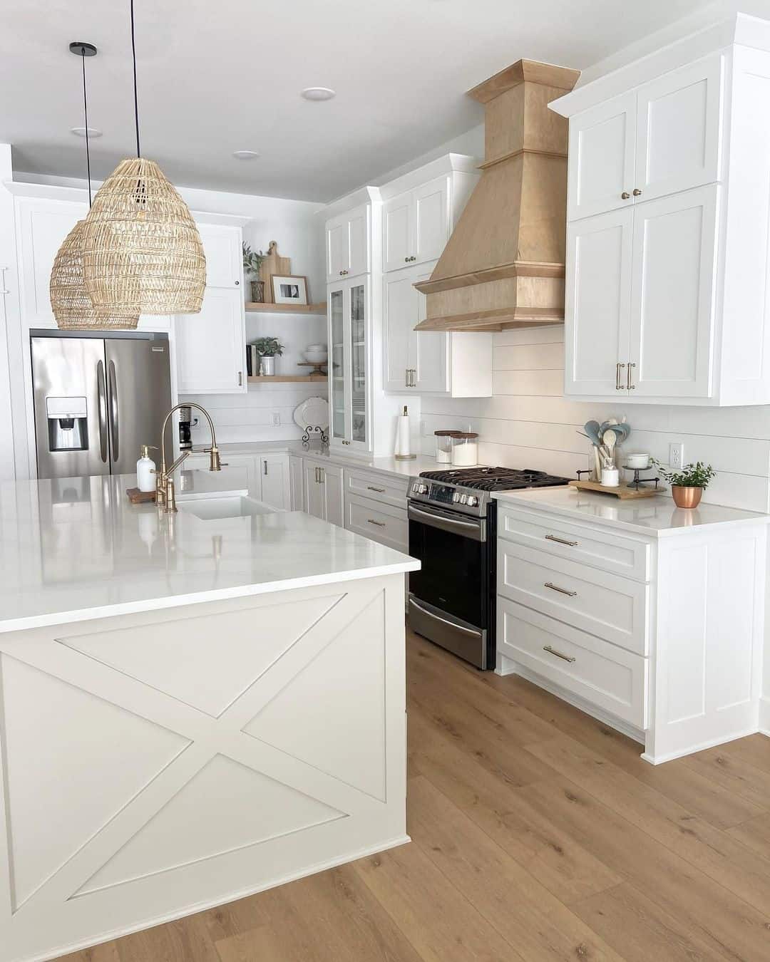 Farmhouse Kitchen With Warm Wood Accents