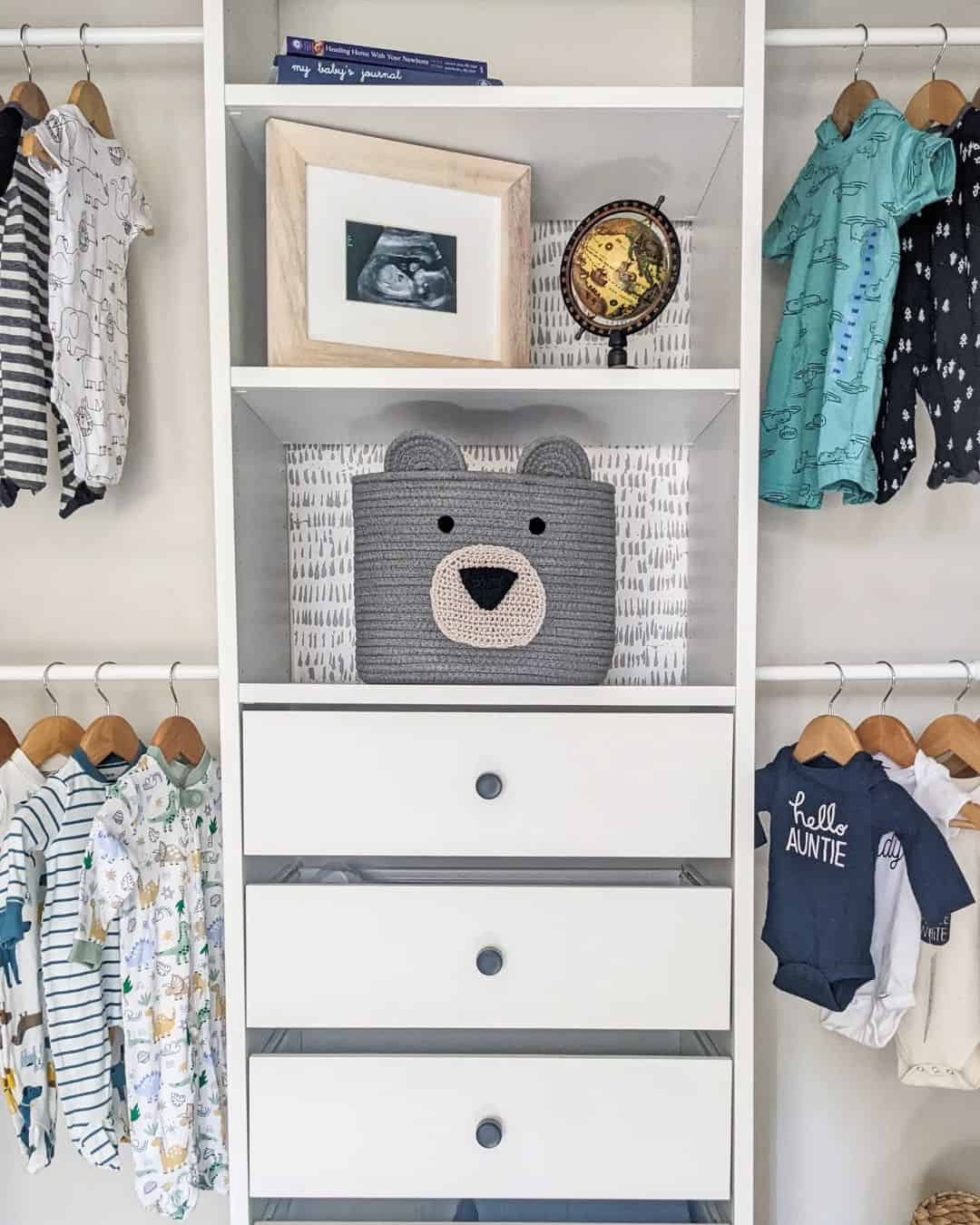 Closet Nursery Storage