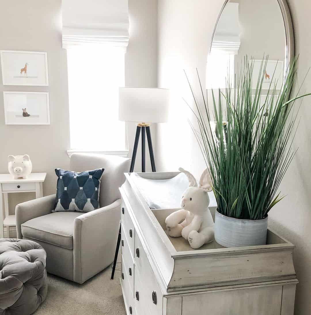 Modern Gray Nursery Furniture