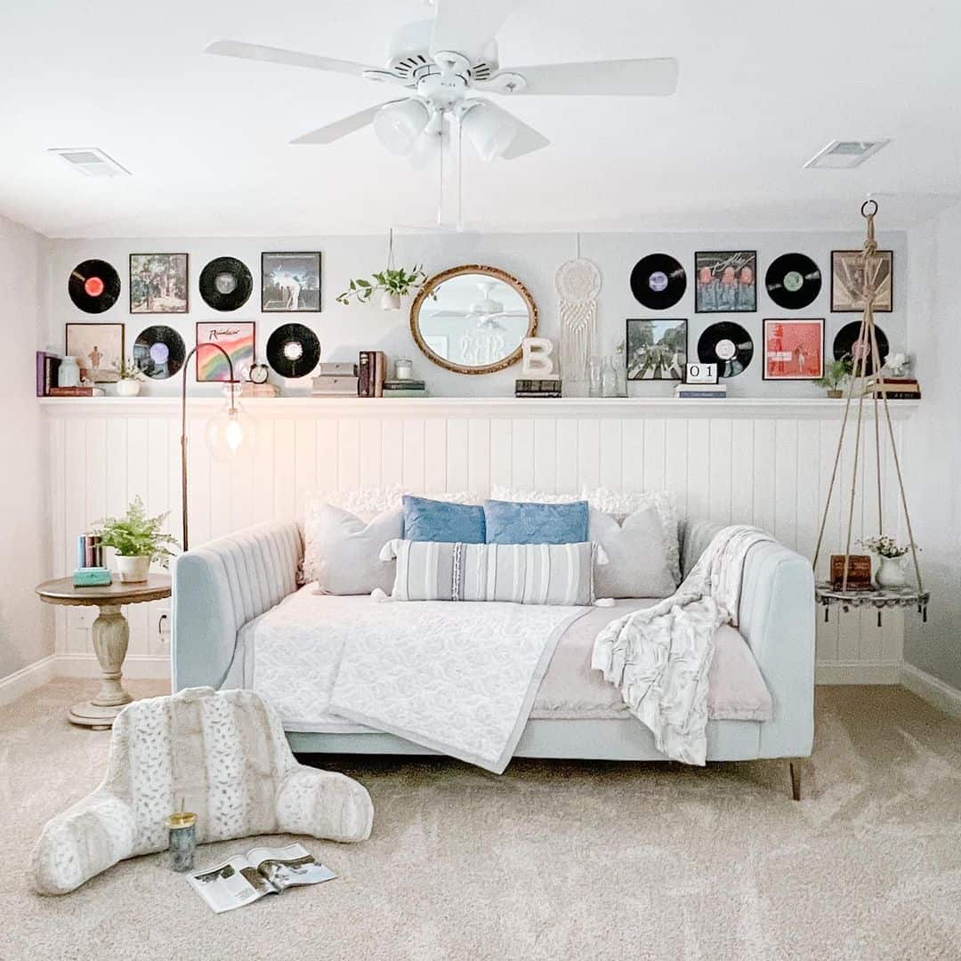 End Table Decor for Eclectic Bedroom
