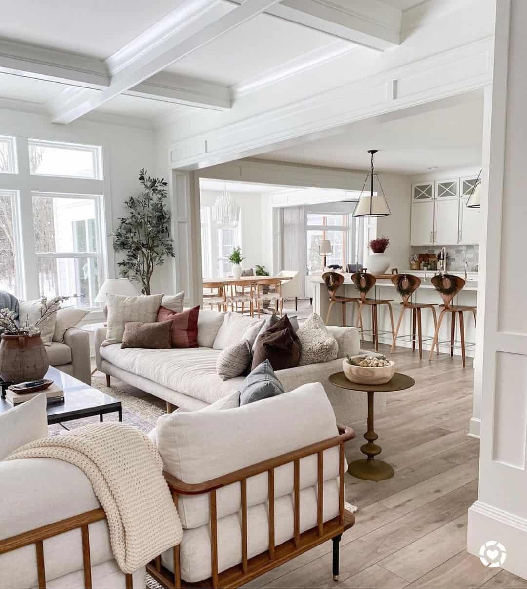 End Tables for Neutral Living Room